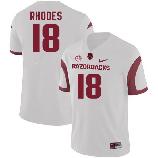 Men GameDay Chris Rhodes #18 Arkansas Stitched College Football Jersey