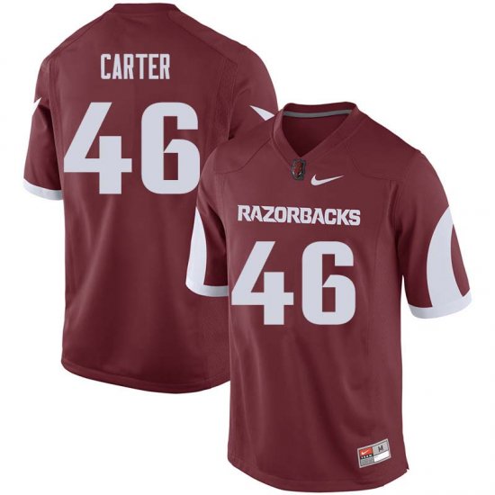 Men GameDay Damani Carter #46 Arkansas Stitched College Football Jersey