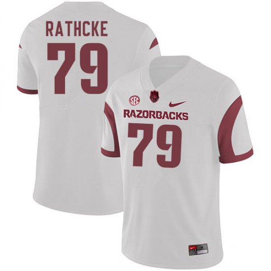 Men GameDay Dylan Rathcke #79 Arkansas Stitched College Football Jersey