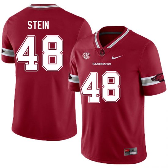 Men GameDay Eli Stein #48 Arkansas Stitched College Football Jersey