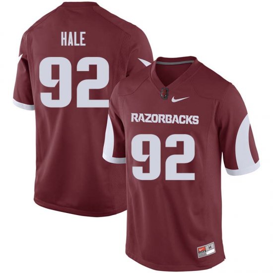 Men GameDay Elias Hale #92 Arkansas Stitched College Football Jersey