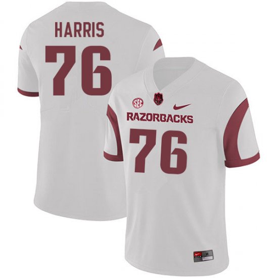 Men GameDay E\'Marion Harris #76 Arkansas Stitched College Football Jersey