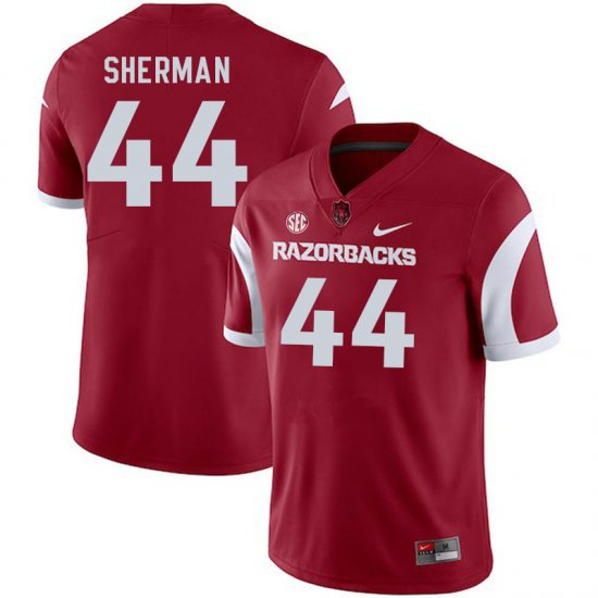 Men GameDay Francis Sherman #44 Arkansas Stitched College Football Jersey