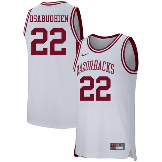 Men GameDay Gabe Osabuohien #22 Arkansas Stitched College Basketball Jersey