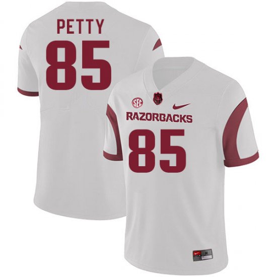 Men GameDay Jace Petty #85 Arkansas Stitched College Football Jersey