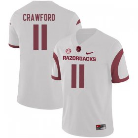 Men GameDay Jaqualyn Crawford #11 Arkansas Stitched College Football Jersey