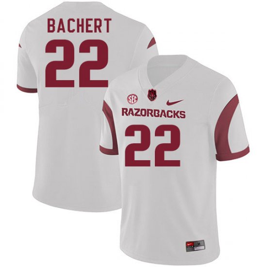 Men GameDay Jezreel Bachert #22 Arkansas Stitched College Football Jersey