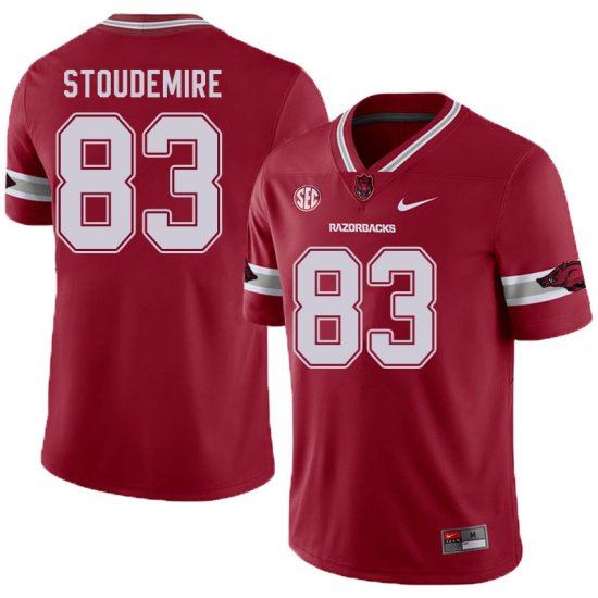 Men GameDay Jimmie Stoudemire #83 Arkansas Stitched College Football Jersey