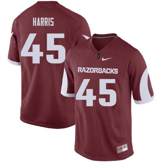 Men GameDay Josh Harris #45 Arkansas Stitched College Football Jersey