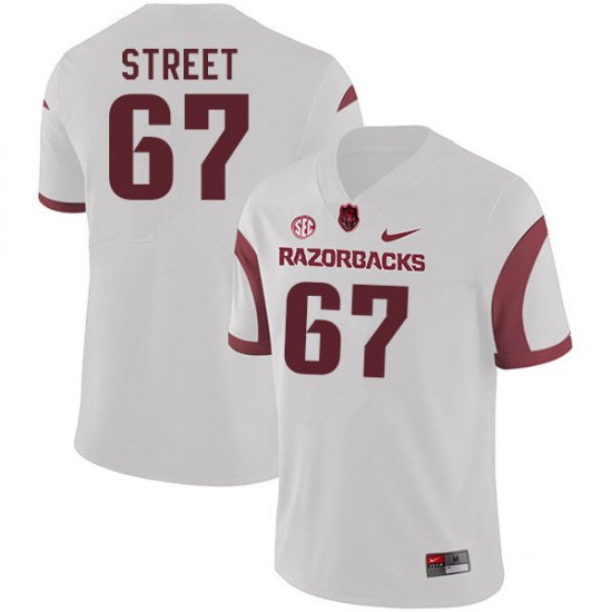 Men GameDay Josh Street #67 Arkansas Stitched College Football Jersey