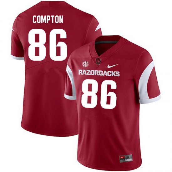 Men GameDay Kevin Compton #86 Arkansas Stitched College Football Jersey