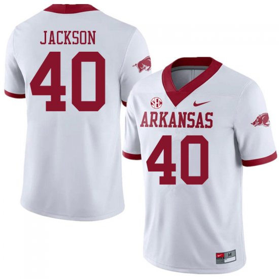 Men GameDay Landon Jackson #40 Arkansas Stitched College Football Jersey