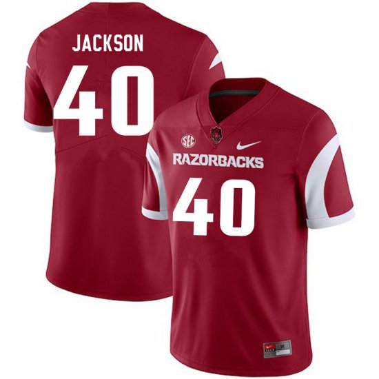 Men GameDay Landon Jackson #40 Arkansas Stitched College Football Jersey