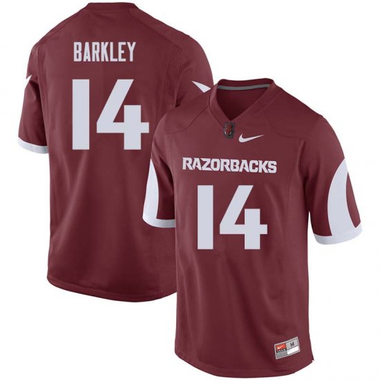 Men GameDay Maleek Barkley #14 Arkansas Stitched College Football Jersey