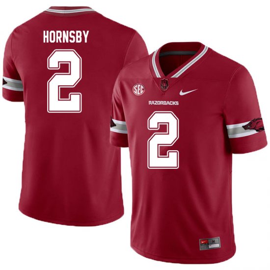 Men GameDay Malik Hornsby #2 Arkansas Stitched College Football Jersey