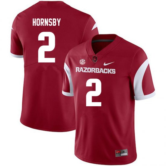 Men GameDay Malik Hornsby #2 Arkansas Stitched College Football Jersey