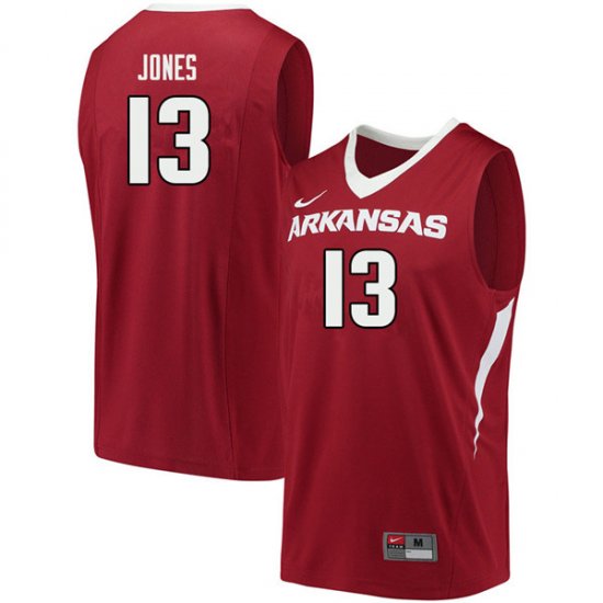 Men GameDay Mason Jones #13 Arkansas Stitched College Basketball Jersey