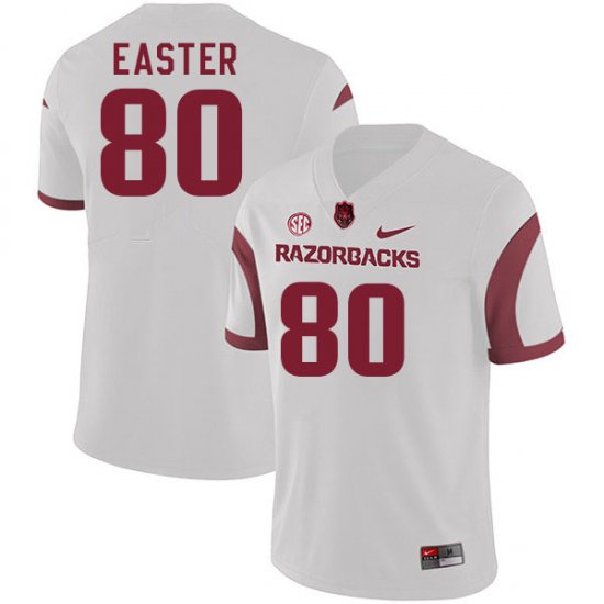 Men GameDay Shamar Easter #80 Arkansas Stitched College Football Jersey