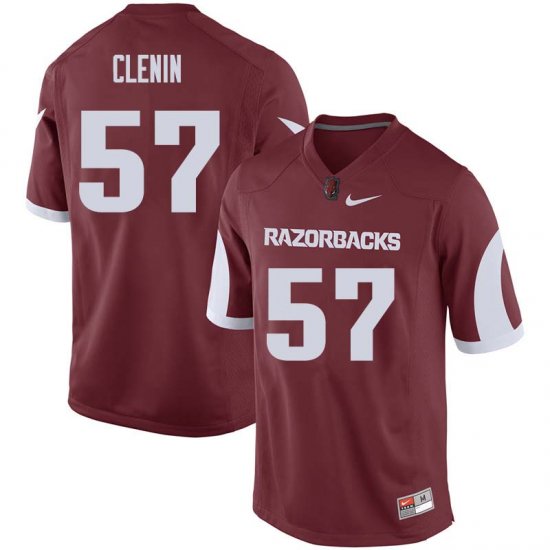 Men GameDay Shane Clenin #57 Arkansas Stitched College Football Jersey