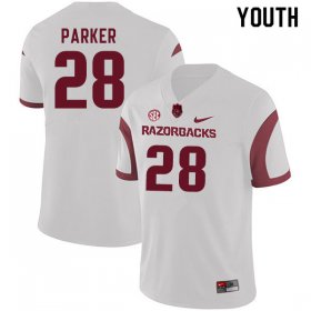 Youth GameDay Andrew Parker #28 Arkansas Stitched College Football Jersey