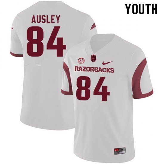 Youth GameDay Peyton Ausley #84 Arkansas Stitched College Football Jersey