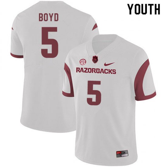 Youth GameDay Rakeem Boyd #5 Arkansas Stitched College Football Jersey