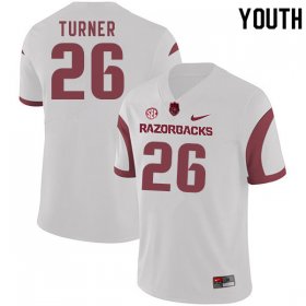 Youth GameDay Reid Turner #26 Arkansas Stitched College Football Jersey