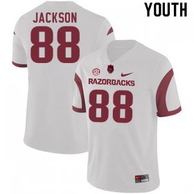 Youth GameDay Koilan Jackson #88 Arkansas Stitched College Football Jersey