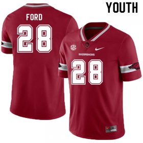 Youth GameDay Blake Ford #28 Arkansas Stitched College Football Jersey