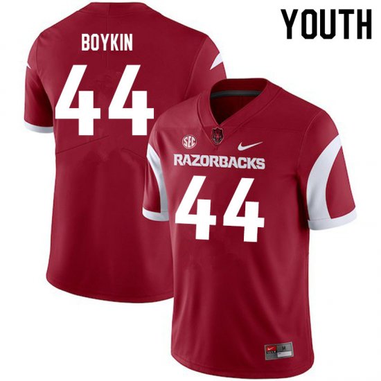 Youth GameDay Andy Boykin #44 Arkansas Stitched College Football Jersey