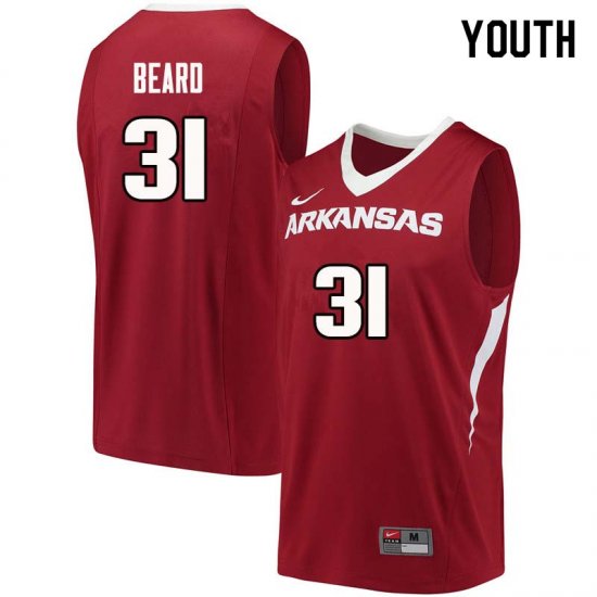 Youth GameDay Anton Beard #31 Arkansas Stitched College Basketball Jersey