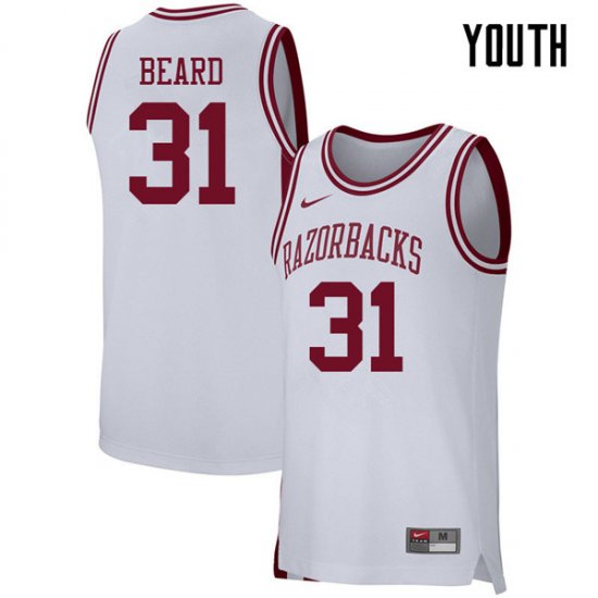 Youth GameDay Anton Beard #31 Arkansas Stitched College Basketball Jersey