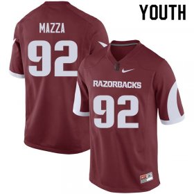 Youth GameDay Blake Mazza #92 Arkansas Stitched College Football Jersey