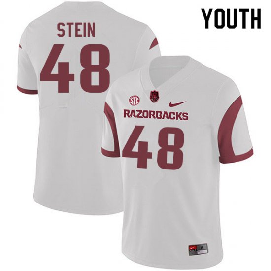 Youth GameDay Eli Stein #48 Arkansas Stitched College Football Jersey