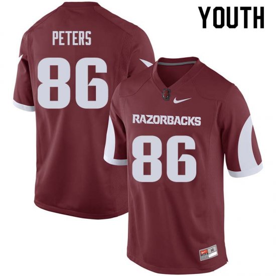 Youth GameDay Jason Peters #86 Arkansas Stitched College Football Jersey