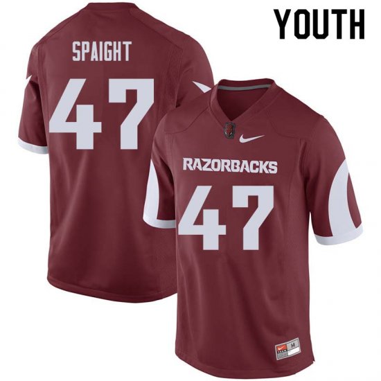 Youth GameDay Martrell Spaight #47 Arkansas Stitched College Football Jersey