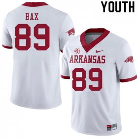 Youth GameDay Nathan Bax #89 Arkansas Stitched College Football Jersey