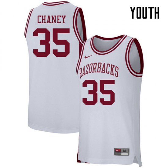 Youth GameDay Reggie Chaney #35 Arkansas Stitched College Basketball Jersey